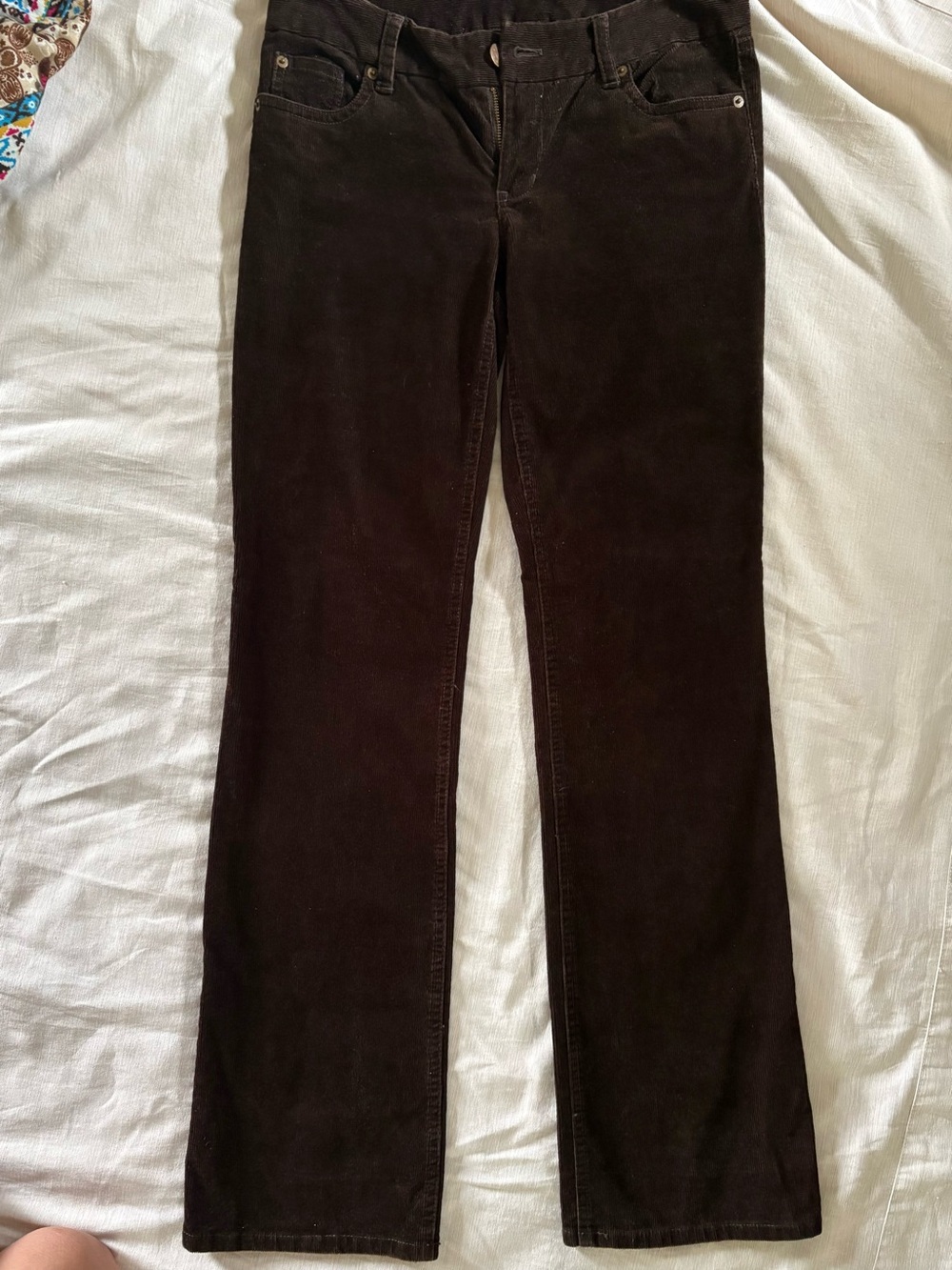 J. Crew Dark Brown Corduroy Wide-Leg Jeans